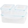 Dóza MagicHome, hranatá, s termo taškou, sada 3 ks, 1x 1500 ml + 2x 500 ml