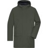 James & Nicholson Parka JN 1176 business, pánská COT021176e1403-olive green L Olivová