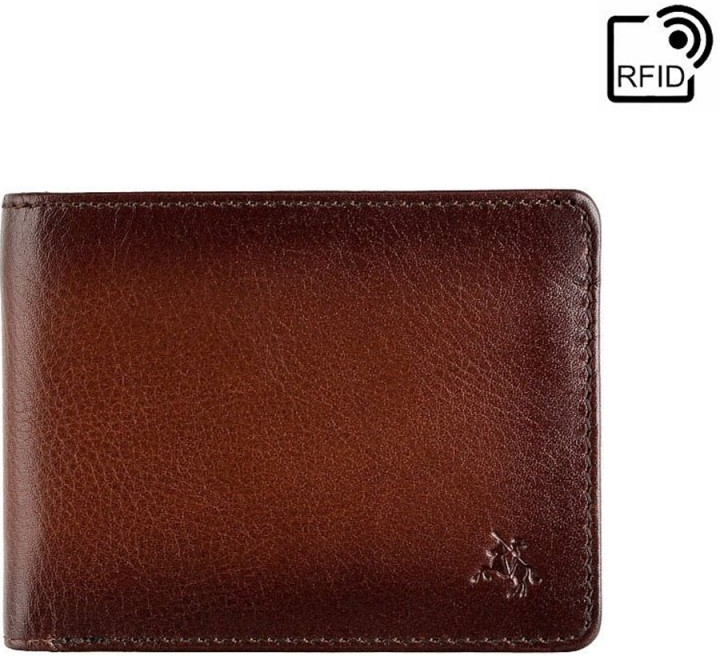 Značková tenká pánska kožená peňaženka Visconti GPPN353