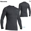 Halvarssons Core-knit sweater Seamless black, čierna, L/XL