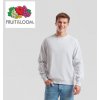 FRUIT OF THE LOOM 62138 Ľahká pánska mikina RAGLAN SIVÁ, veľkosť: S