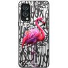 Lesklé puzdro Exclusive iSaprio - Flamingo Graffiti - OnePlus Nord 2 5G