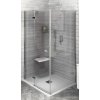 Polysan Fortis Line sprchové dvere 80 cm výklopné chróm lesklá/priehľadné sklo FL1080L