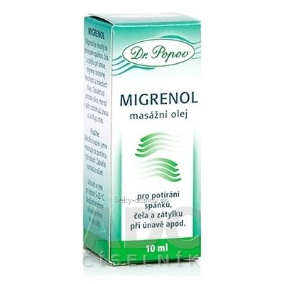 Dr. Popov MIGRENOL masážny olej 1x10 ml