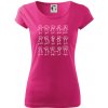 Algebra dance - Dámske tričko Pure - 2XL ( Purpurová )