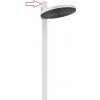 Hansgrohe Náhradný uzáver pre štvorcovú sprchovú tyč, biely matný 94518700