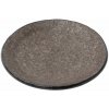 MIJ Dezertný tanier EARTH 13 cm, hnedá, keramika
