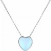 Olivie Strieborný náhrdelník MESAČNÉ SRDCE 8127 Ag 925; ≤3 g.