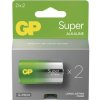 Alkalická batéria GP Super LR20 (D), 2 ks 2ks B01412