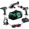 Metabo 685209000 - Combo Set 4.3.2 18 V - AKU stroje v súprave, 18V, Kartón, BS 18 LTX BL I + SSW 18 LTX 400 BL + WB 18 LT BL 11-125 Q + BSA 18 LED 4000