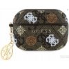 Flipové Puzdro Guess Charms Collection pre APPLE AirPods Pro 2 v pivonkovo hnedej farbe