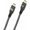 Oehlbach Kábel USB-C USB-C ® zástrčka 1 m antracitová tienenie pletivom, 8K UHD D1C9368; D1C9368