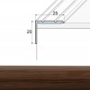 EFFECTOR Schodová lišta A36 Afrézia 270 cm samolepiaca