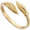 Strieborný prsteň na nohu gold R3779