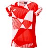 Dámske tričko Yonex Women's Crew Neck Shirt 20850 Tango Red XS