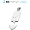 FixPremium - Cestovná USB Nabíjačka pre Apple Watch, biela