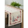 EUROFIRANY VIANOČNÝ GOBELÍNOVÝ OBRUS NOEL 45X140 CM VZOROVANÝ