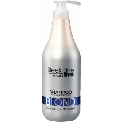 Stapiz Sleek Line Blond Shampoo šampón na poškodené farbené vlasy 1000 ml