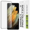 Techsuit 111D Full Cover / Full Glue Glass / 3D Curved Screen ochranné sklo na Samsung Galaxy S21 Ultra 5G – čierne