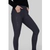 Fleur de lys Legíny dámske jazdecké Cedar celosedový grip šedá