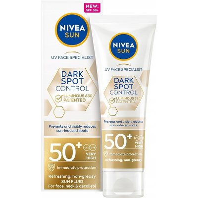 NIVEA SUN UV Face Luminous 630 opaľovací krém na tvár proti pigmentovým škvrnám SPF 50+