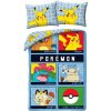 Halantex Obliečky - Pokémon Double Face 200x140, 90x70, POK-919BL
