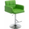 Barová stolička Los Angeles z umelej kože C, zelená