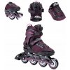 Kolieskové Korčule dámske ATTABO OneFoot Fitgo systém fialové 40 HLINÍKOVÁ LYŽINA