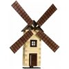 Walachia Drevená zlepovacia stavebnica Veterný mlyn na stenu -