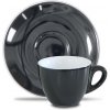 Epic šálka s podšálkou 90 ml, black