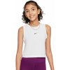 Dievčenské tričká Nike Kids Dri-Fit Pro Training Tank - white/black - Biely (S)