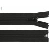 Špirálový zips šírka 5 mm dĺžka 125 cm, 140 cm, 150 cm - 1 ks - čierna - 1 (125 cm) čierna