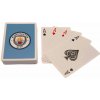 Hracie karty Manchester City FC s klubovým znakom