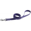 Firedog BioThane Vodítko 25 mm 1,2 m s rúčkou & D-krúžkom fialové