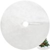 SPRINGOS Koberec pod vianočný stromček 72 cm biely