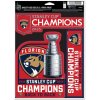 Fanatics Set samolepek Florida Panthers NHL 2025 Stanley Cup Champions 3-Pack Fan Decal Set