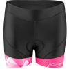 Force MINI čierno-ružové dámske cyklokraťasy do pása s vložkou - XL