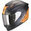 Prilba Scorpion EXO-1400 Evo II Air Luma Matt Black Orange Veľkosť: S (55-56 cm)