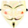 Anonymous maska Vendeta Dúhová biela