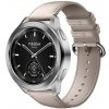 AC mobile Originálny kožený opasok na Xiaomi Watch S3 / S4 Barva: Béžová