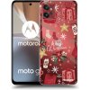 Picasee silikónový prehľadný obal pre Motorola Moto G32 - Christmas
