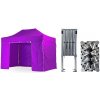 Nožnicový párty stan 2x4 m TENTino BIG HEXAGON Farba opláštenia: 15A - FIALOVÁ