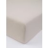 MKLozkoviny.sk Jersey plachta do postieľky s elastanom Deluxe 70 × 140 cm – prírodná