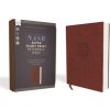 NASB, Super Giant Print Reference Bible, Leathersoft, Brown, Red Letter, 1995 Text, Comfort Print