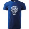 Bike lebka - Tričko extra veľké (5-8XL) - 5XL ( Kráľovská modrá )