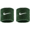 Nike Swoosh Classic potítka na zápästie tmavo-zelená/biela 2 ks