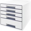 LEITZ Zásuvkový box Leitz WOW sivý (ES521401)