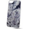 Puzdro Vennus Marble TPU iPhone 7/8 vzor 2 - čierno-sivé