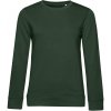 B&C Mikina B&C Inspire Crew Neck, dámská COT01W32B07402-forest gree M Zelená forest