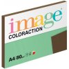 Image Farebný papier Coloraction, A4, 80g, hnedý, 100 hárkov